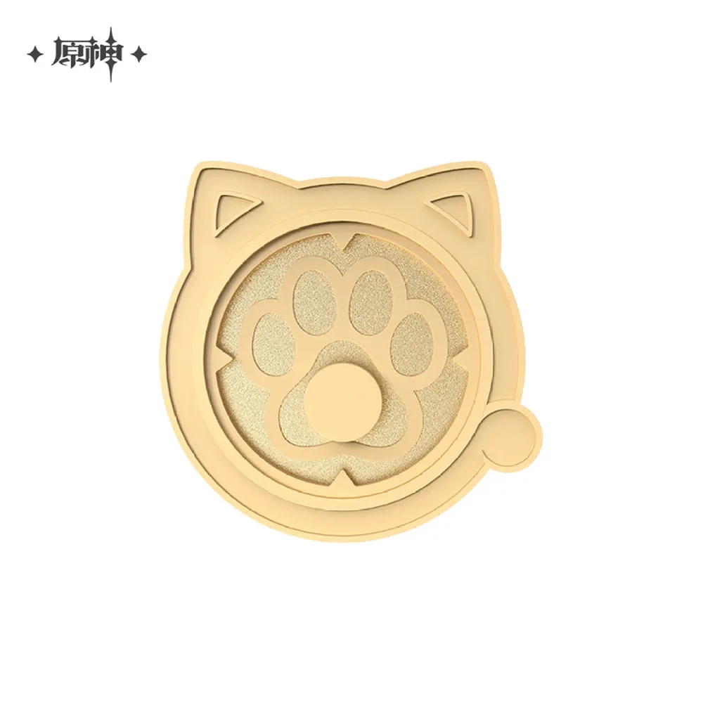 Genshin Impact Genius Invokation TCG Series Cat Paw Badge Holder