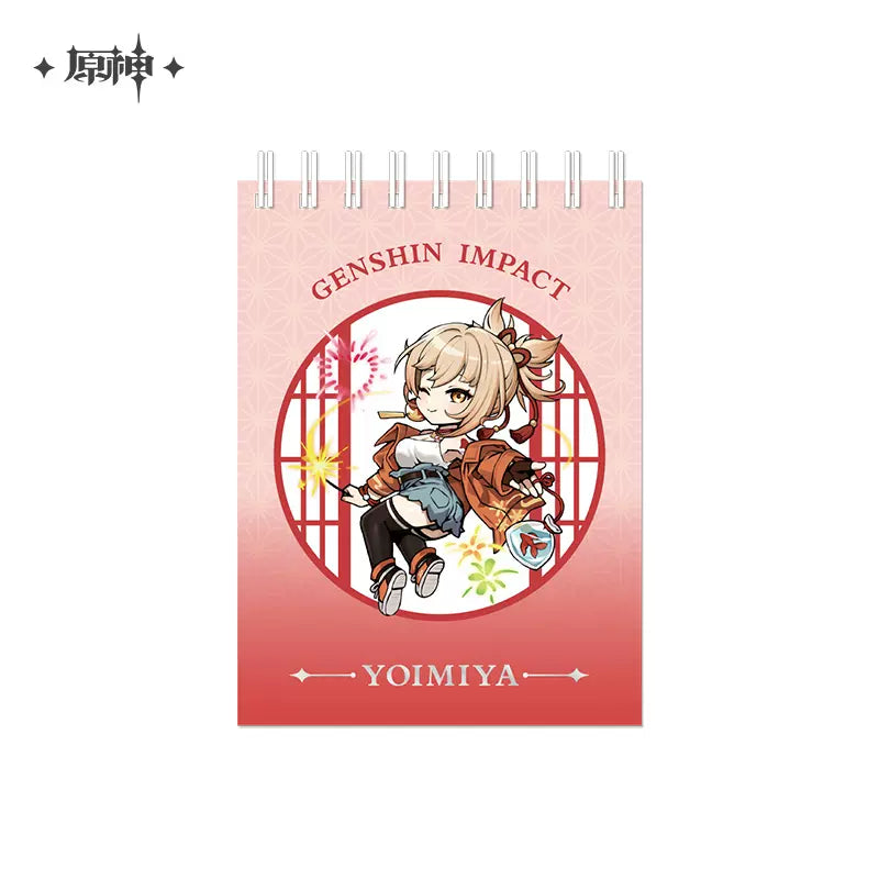 Genshin Impact Picnic Theme Series: Chibi Character Notebook