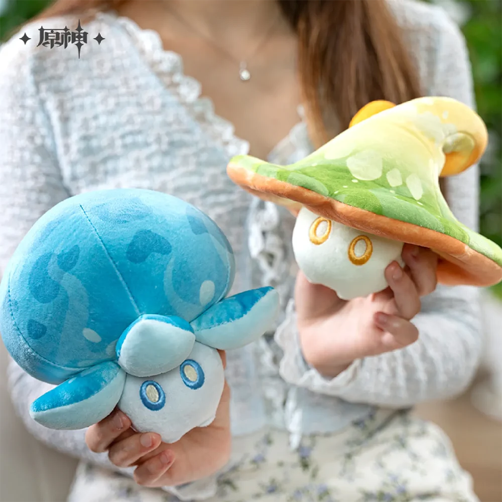 Genshin Impact Floating Hydro / Dendro Fungus Plushie