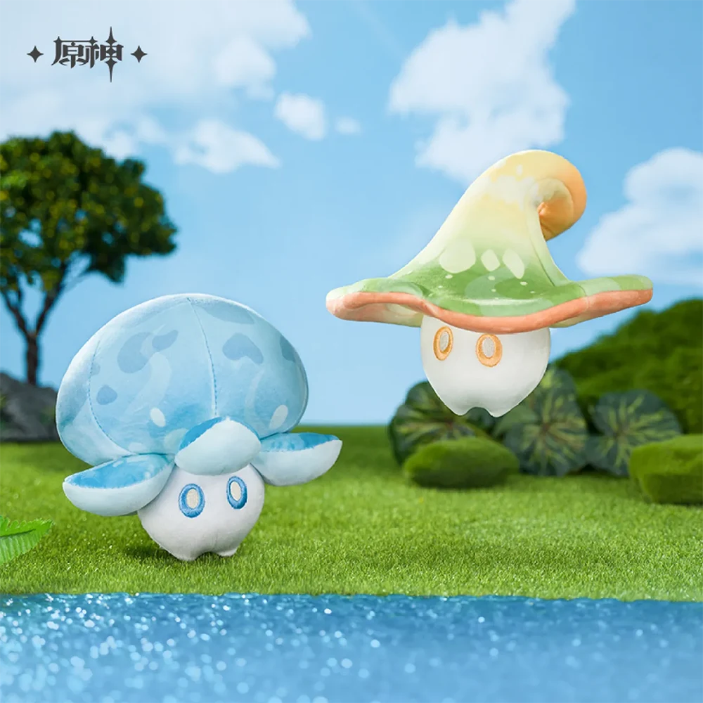 Genshin Impact Floating Hydro / Dendro Fungus Plushie