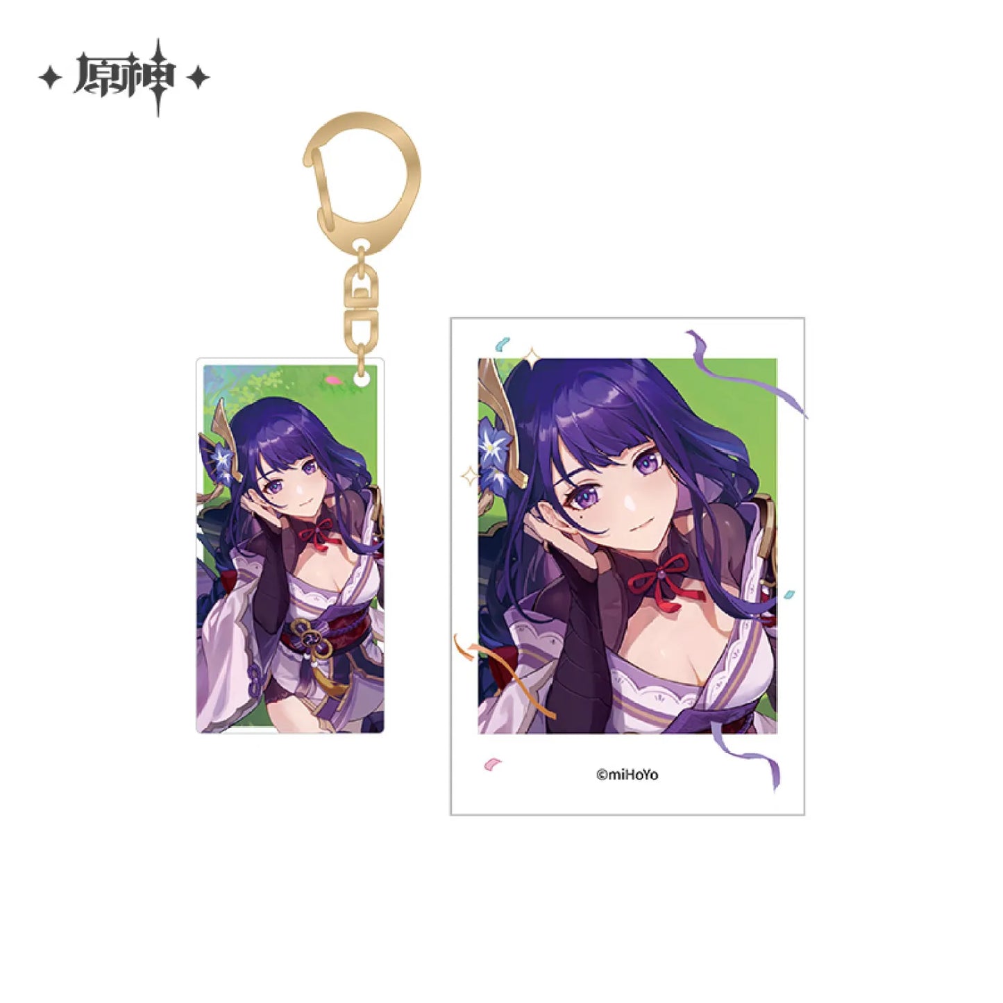 Genshin Impact 2023 Reunion Series: Polaroid & Acrylic Keychain Set