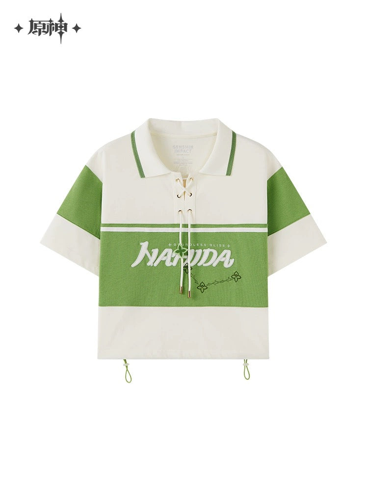 Genshin Impact Nahida Theme Impressions Series Polo Shirt