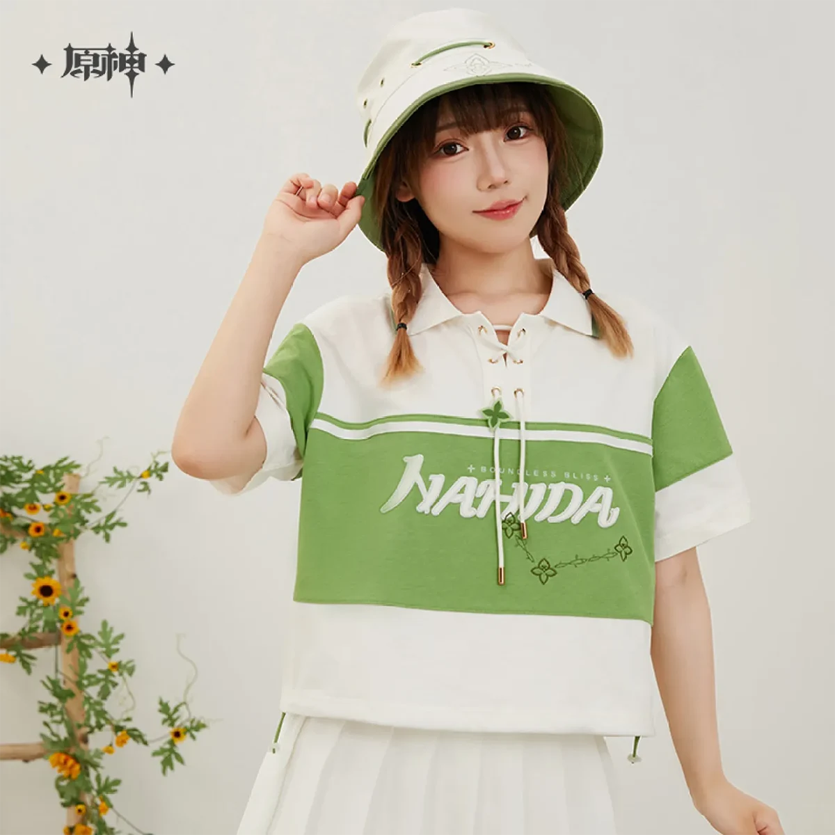 Genshin Impact Nahida Theme Impressions Series Polo Shirt