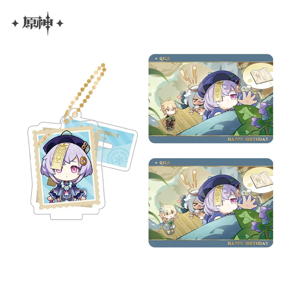 Genshin Impact Memory of the Journey Series  Acrylic Stand & Collection Card Set