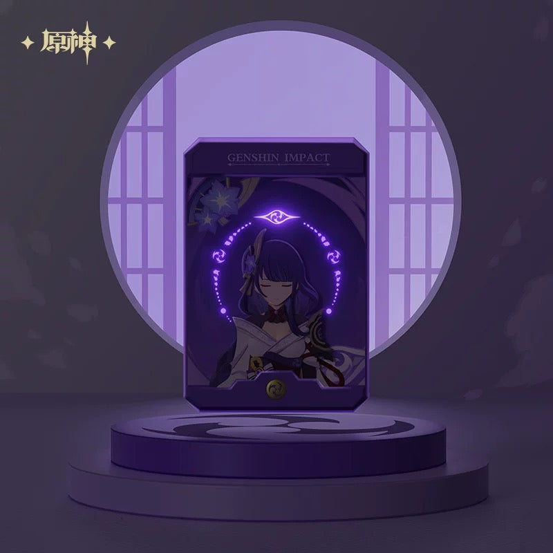 Genshin Impact Reign of Serenity Raiden Shogun Portable Battery Charger Gift Box