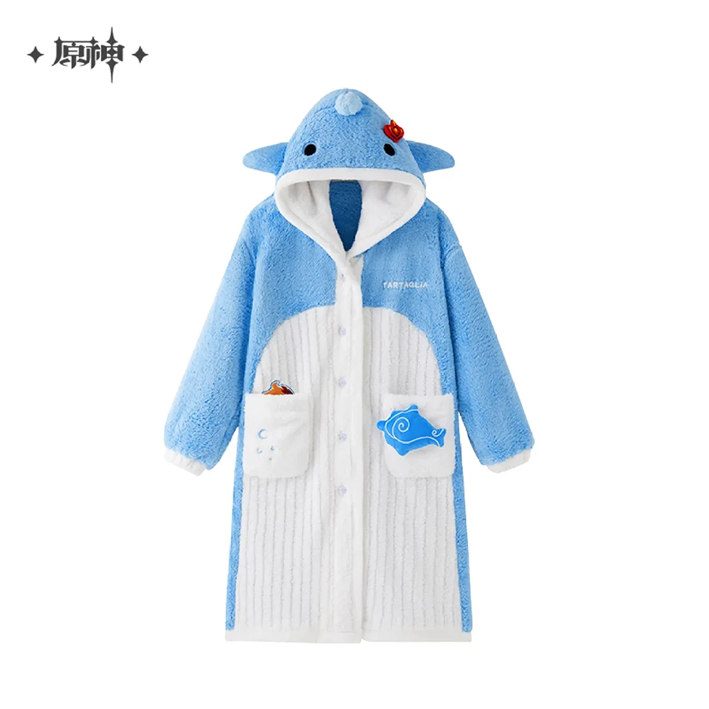 Genshin Impact Tartaglia’s Whale Monoceros Caeli Fluffy Home Robe