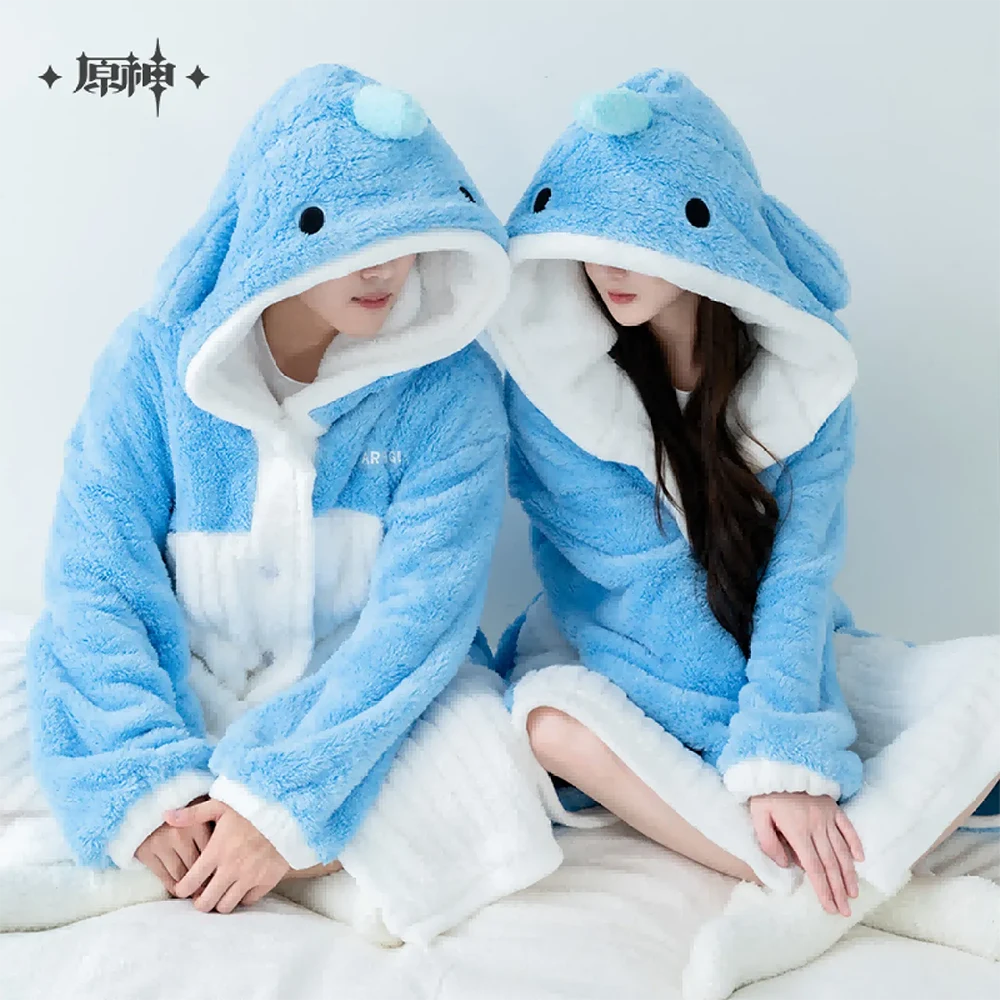 Genshin Impact Tartaglia’s Whale Monoceros Caeli Fluffy Home Robe