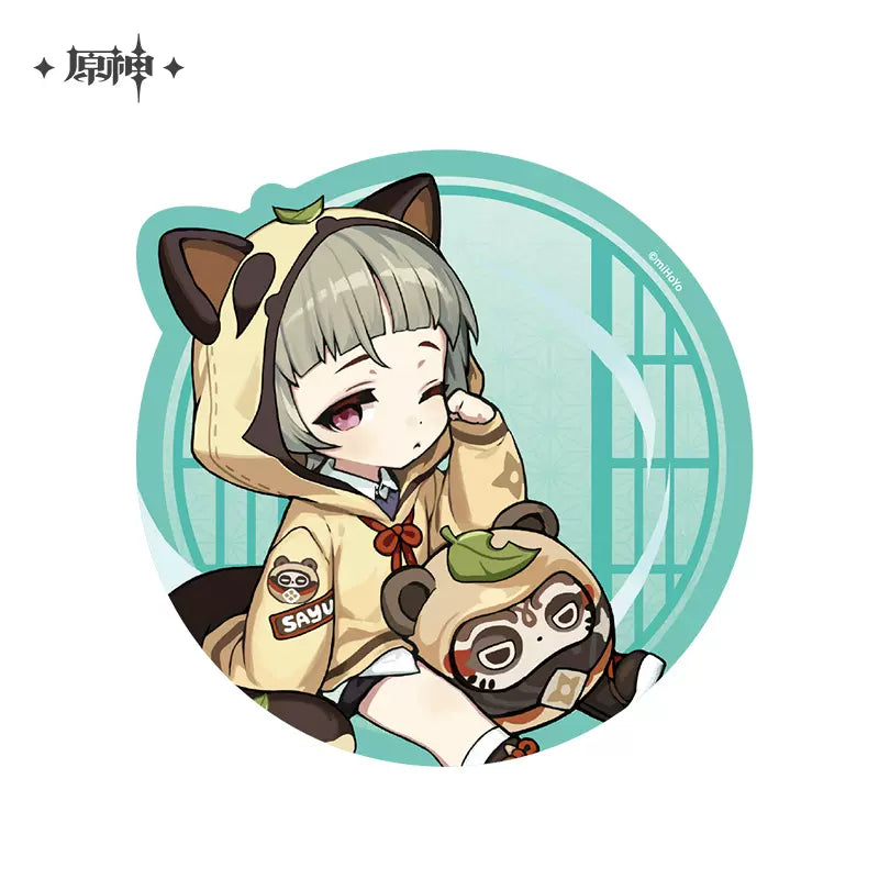 Genshin Impact Picnic Theme Series: Chibi Character Mouse Pad