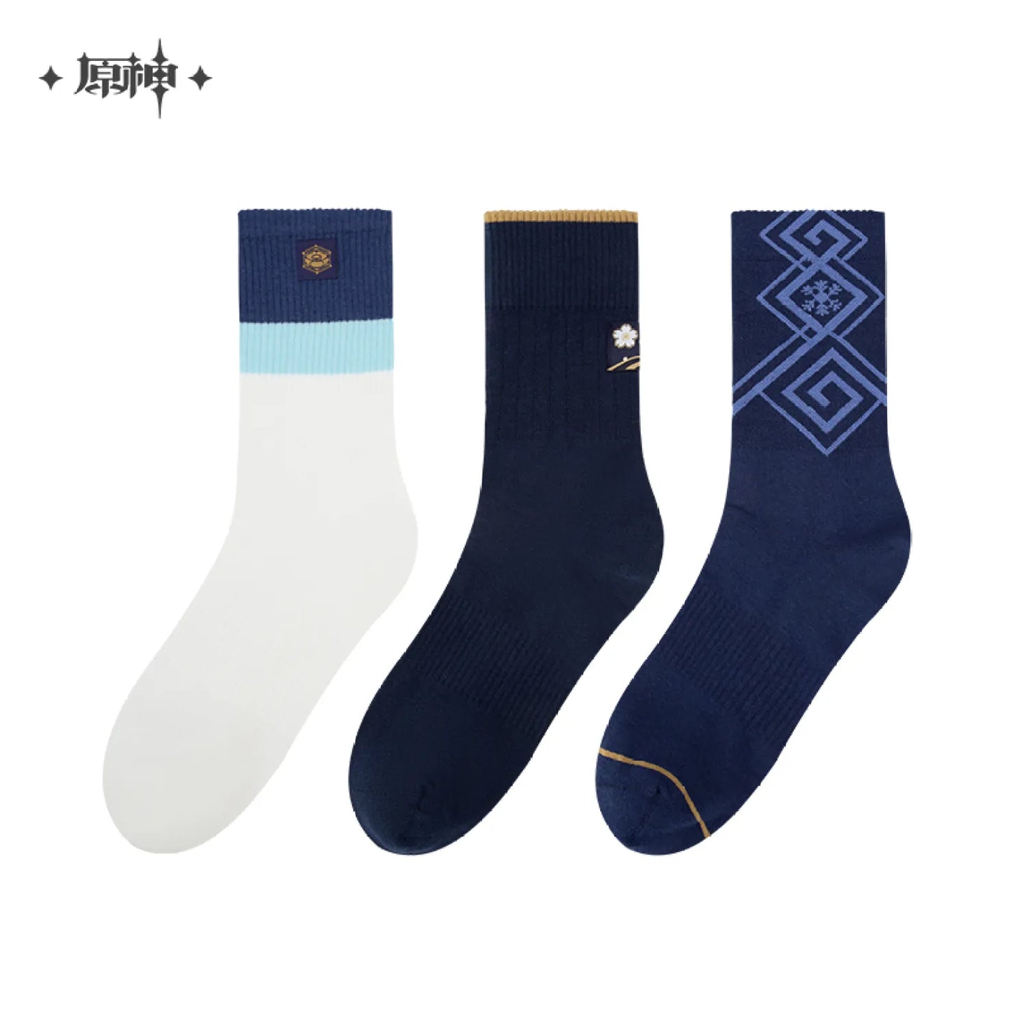Genshin Impact Ayaka Theme Impression Socks 3 Styles