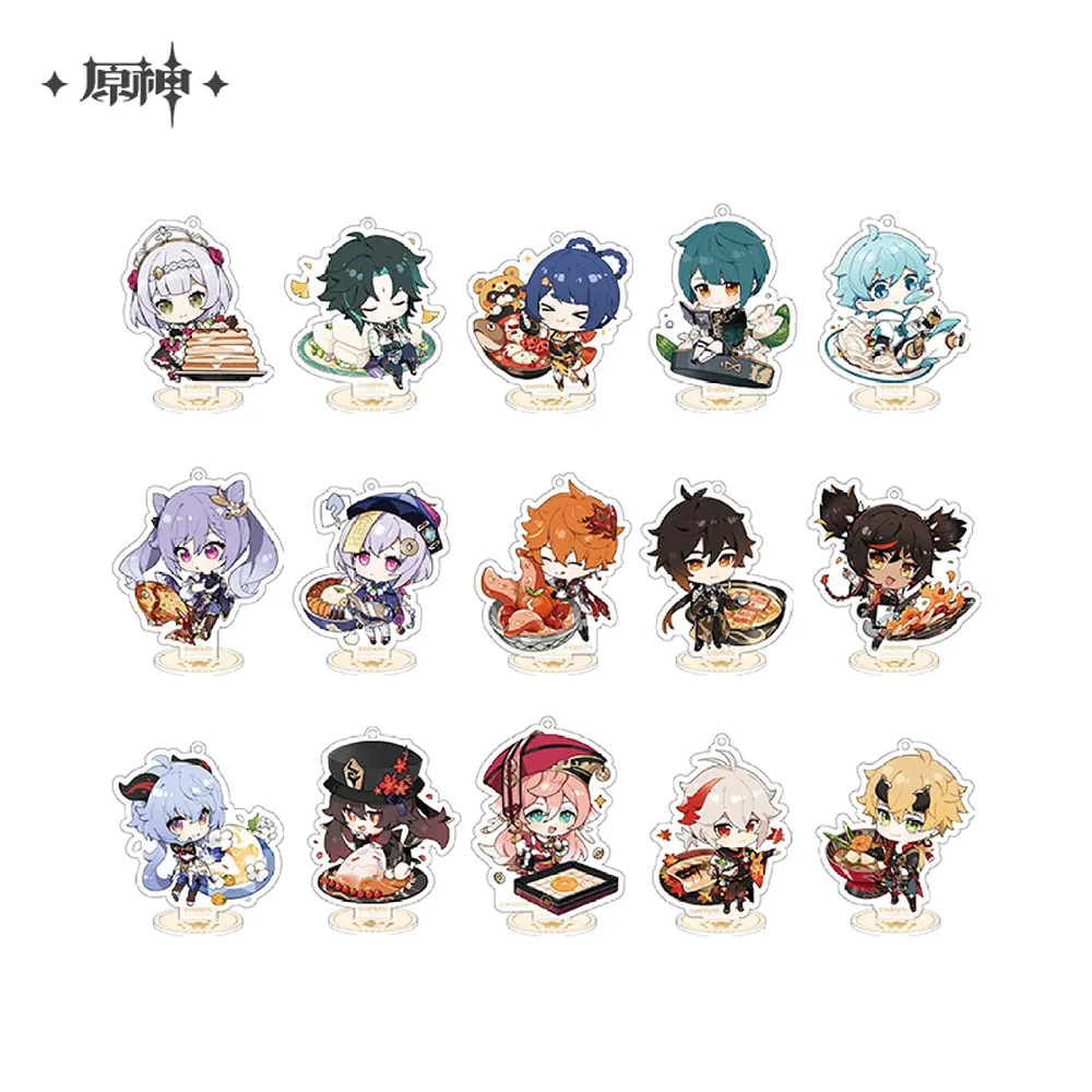 Genshin Impact Delicious Party Series Character Acrylic Mini Stand