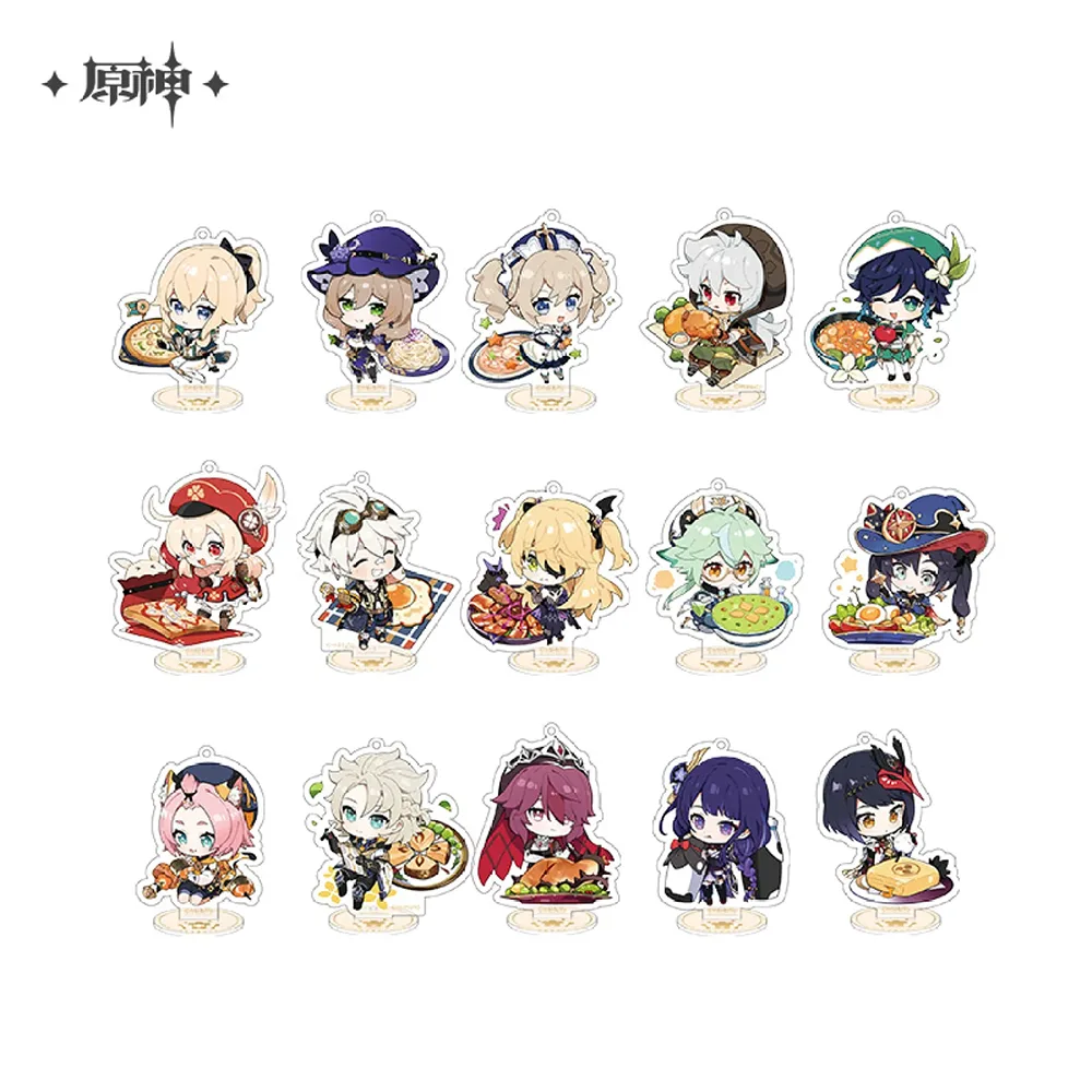 Genshin Impact Delicious Party Series Character Acrylic Mini Stand