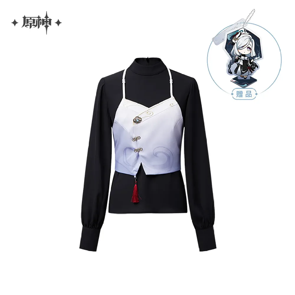 Genshin Impact Shenhe Impression Tank Top & Shirt Set