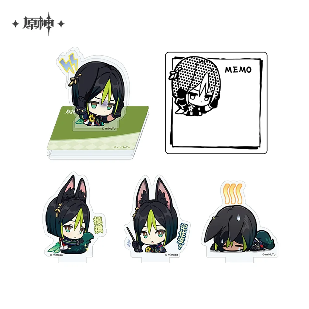 Genshin Impact Chibi Character Series Calendar Stamp Ornament