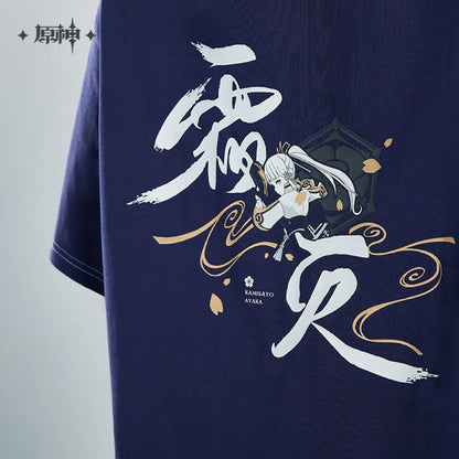 Genshin Impact Ayaka Theme Impressions Series T-shirt