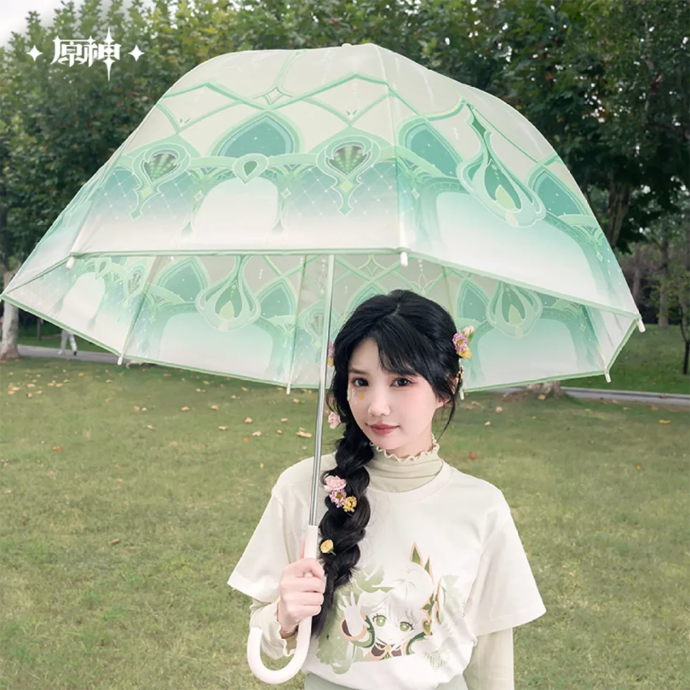 Genshin Impact Nahida Theme Impressions Series Transparent Umbrella