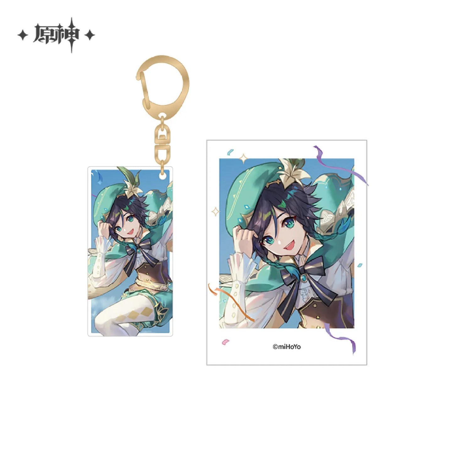 Genshin Impact 2023 Reunion Series: Polaroid & Acrylic Keychain Set