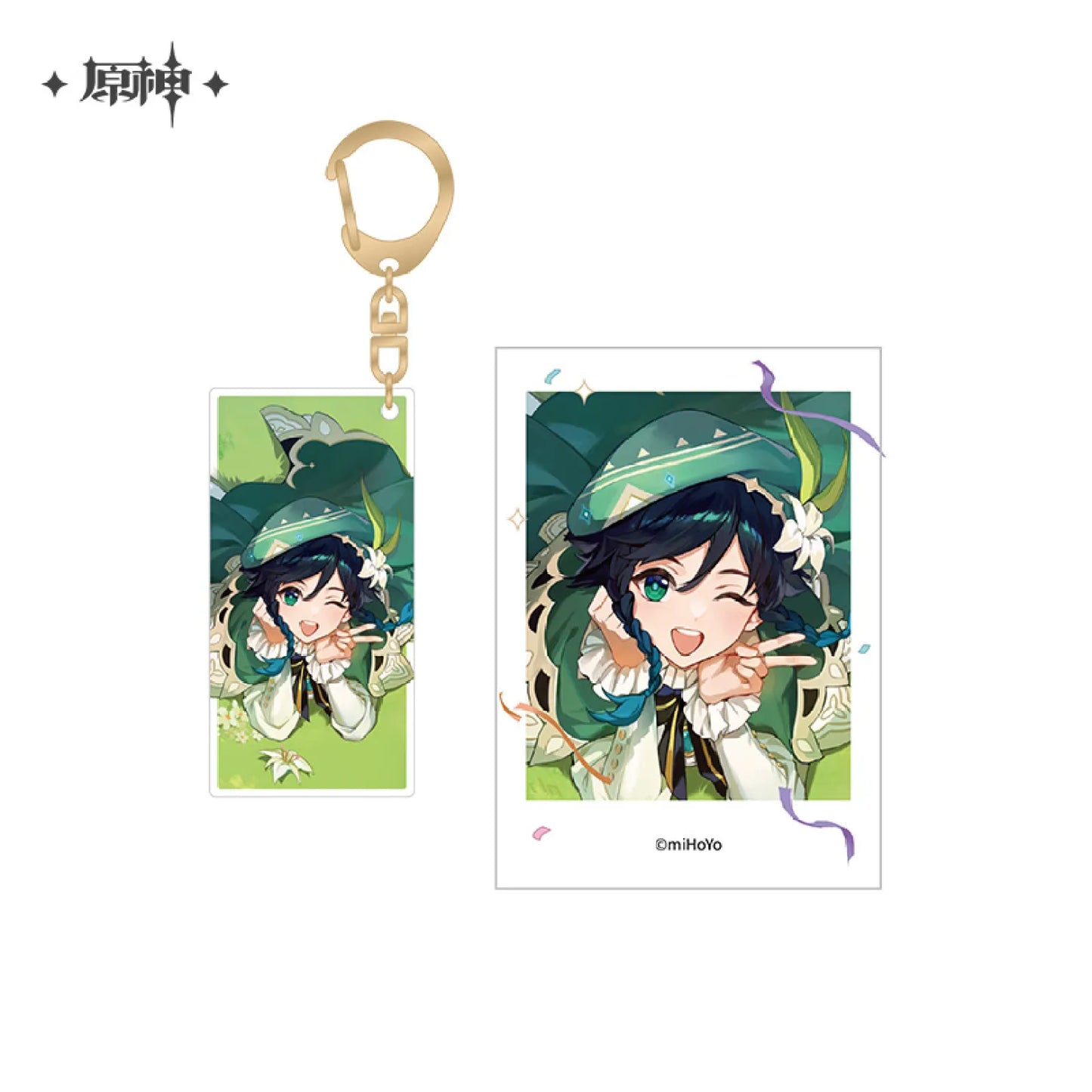 Genshin Impact 2023 Reunion Series: Polaroid & Acrylic Keychain Set