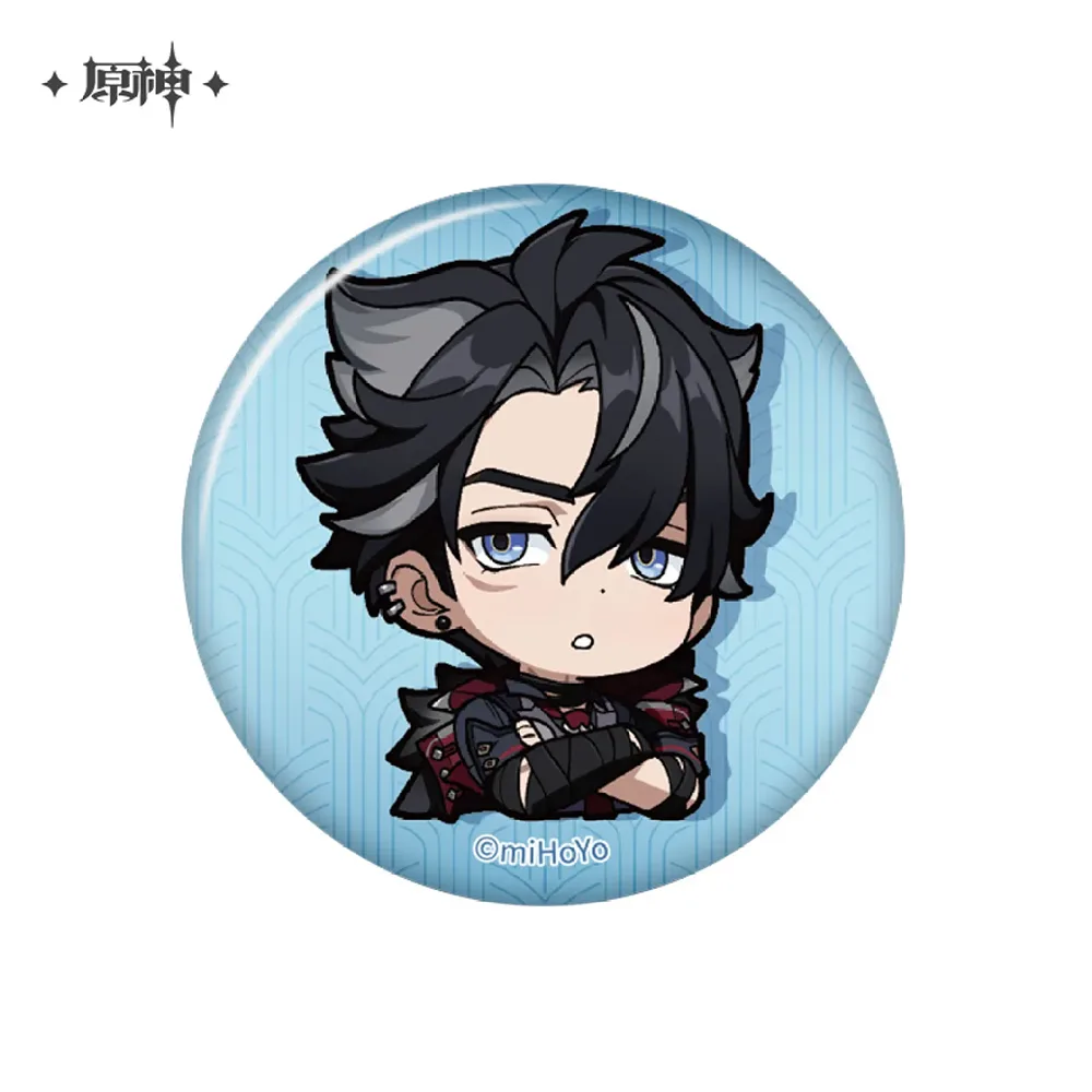 Genshin Impact Chibi Character Series Badge - Fontaine