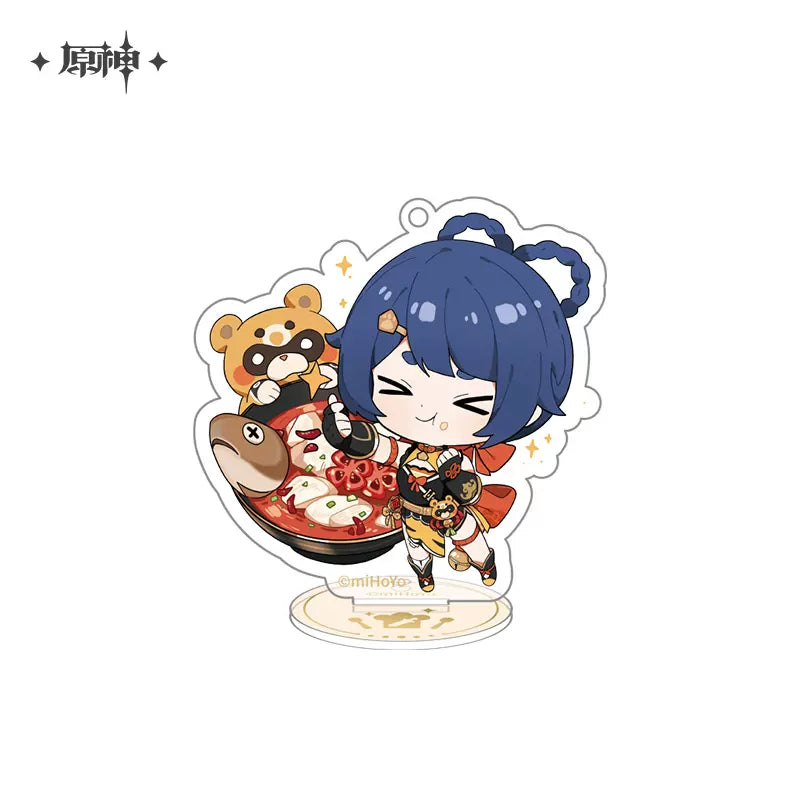 Genshin Impact Delicious Party Series Character Acrylic Mini Stand