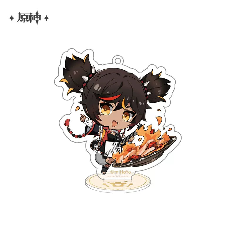 Genshin Impact Delicious Party Series Character Acrylic Mini Stand