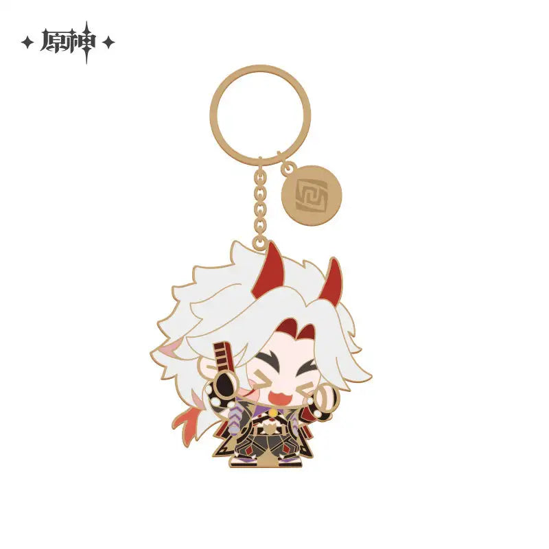 Genshin Impact Chibi Character Series Metal Keychain