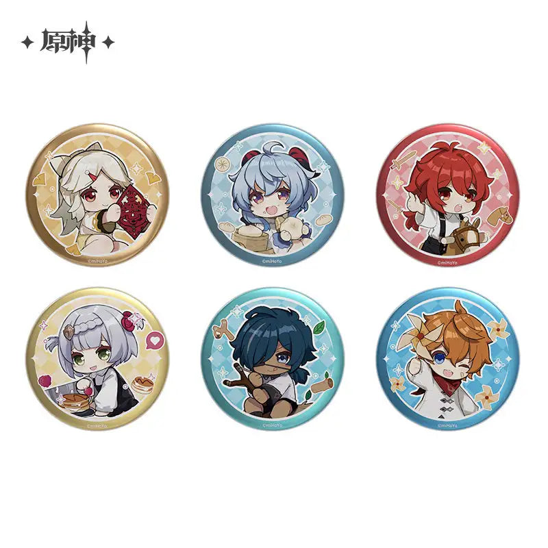 Genshin Impact Childhood Dreams Series Chibi Badges