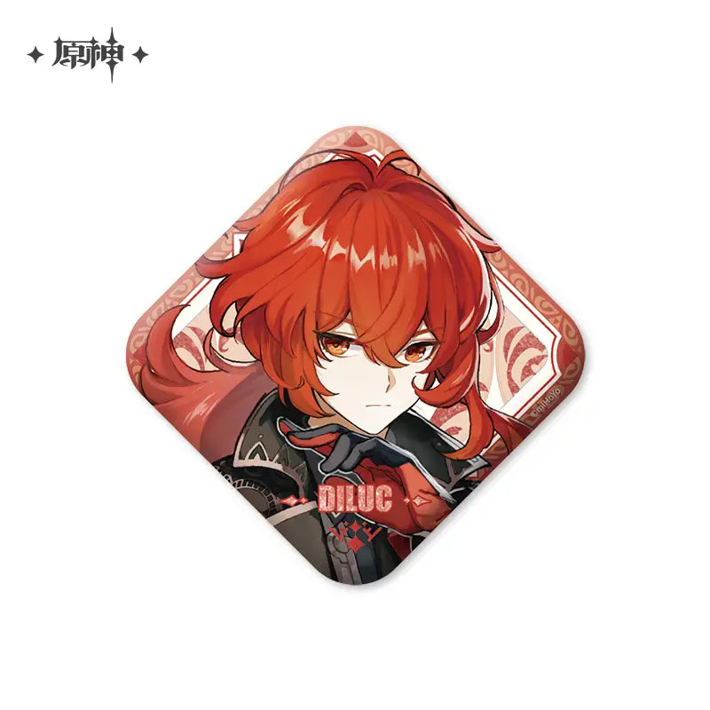 Genshin Impact Offline Store Theme Series Square Badge