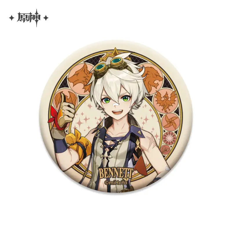 Genshin Impact Mondstadt Theme Character Badge