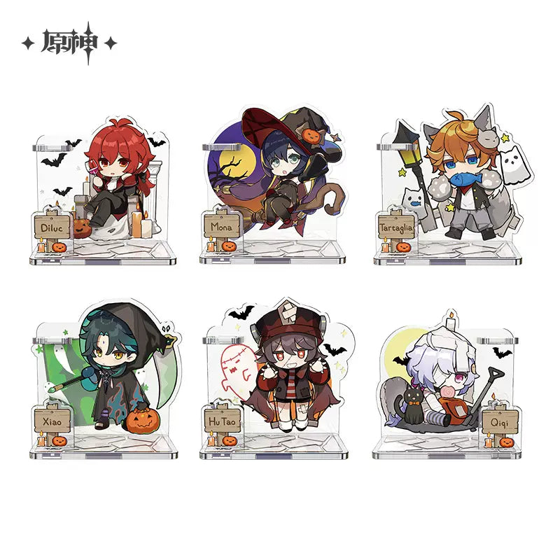 Genshin Impact Bizarre Disguise Theme Chibi Character Pen Holder Display