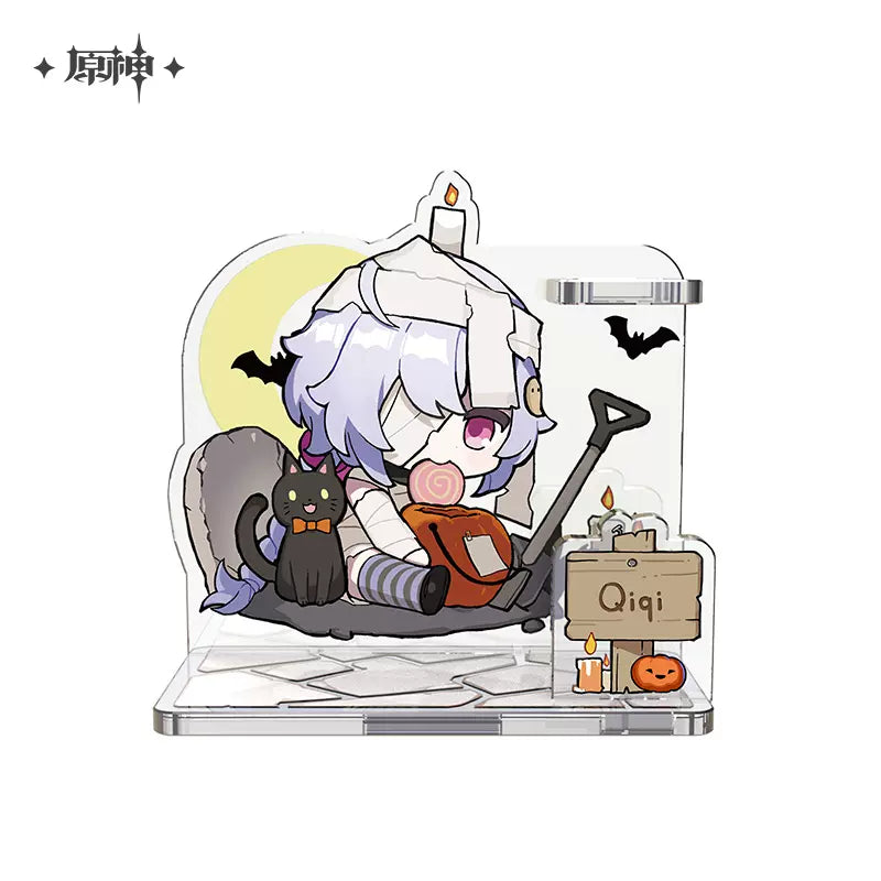 Genshin Impact Bizarre Disguise Theme Chibi Character Pen Holder Display