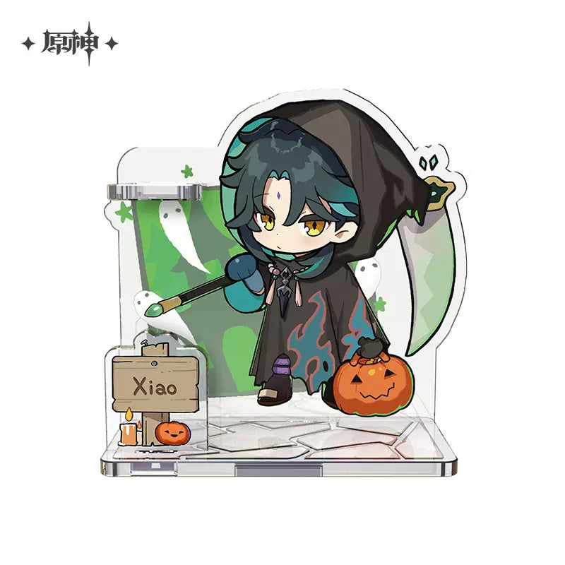 Genshin Impact Bizarre Disguise Theme Chibi Character Pen Holder Display