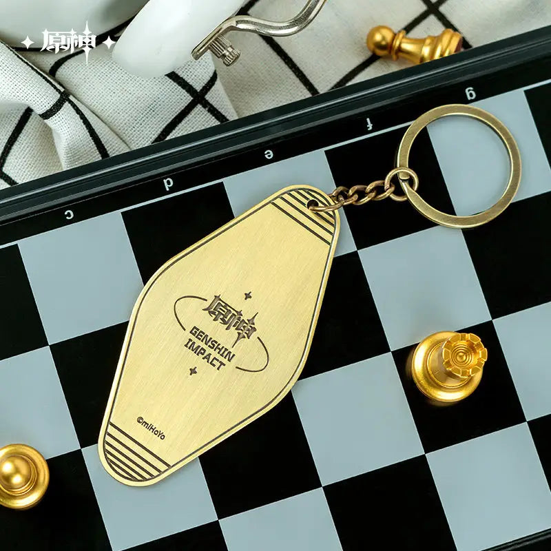 Genshin Impact Go Camping! Series: Metal Keychain