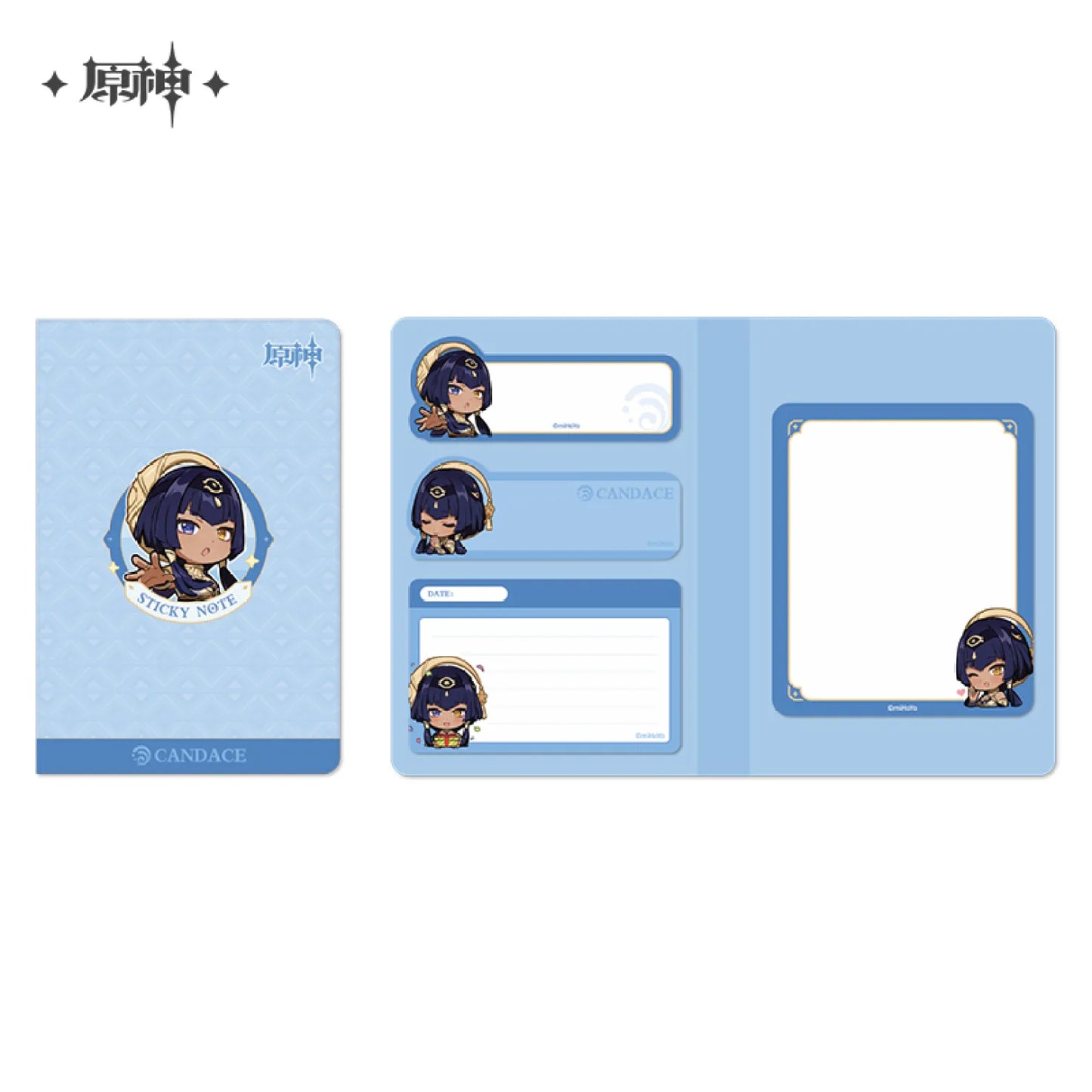 Genshin Impact Chibi Emoji Sticky Notes - Sumeru