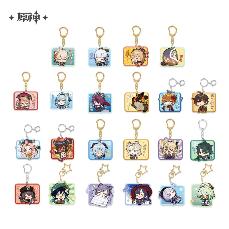 Genshin Impact Chibi Acrylic Keychains Vol. 1