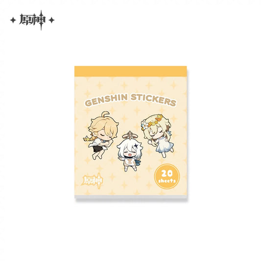 Genshin Impat Chibi Sticker Book - Paimon's Creation