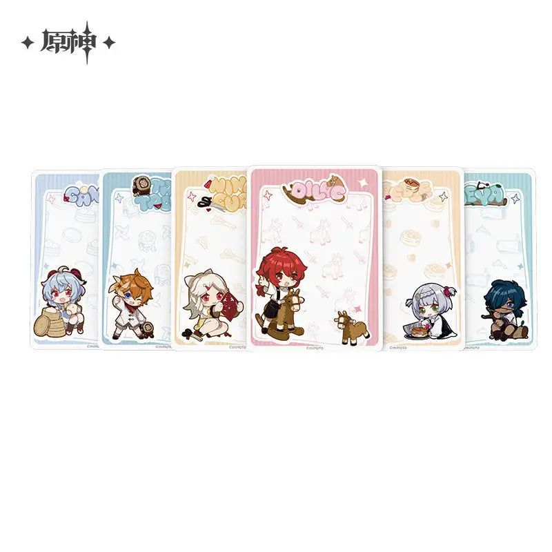 Genshin Impact Childhood Dreams Series Memo Pad Set