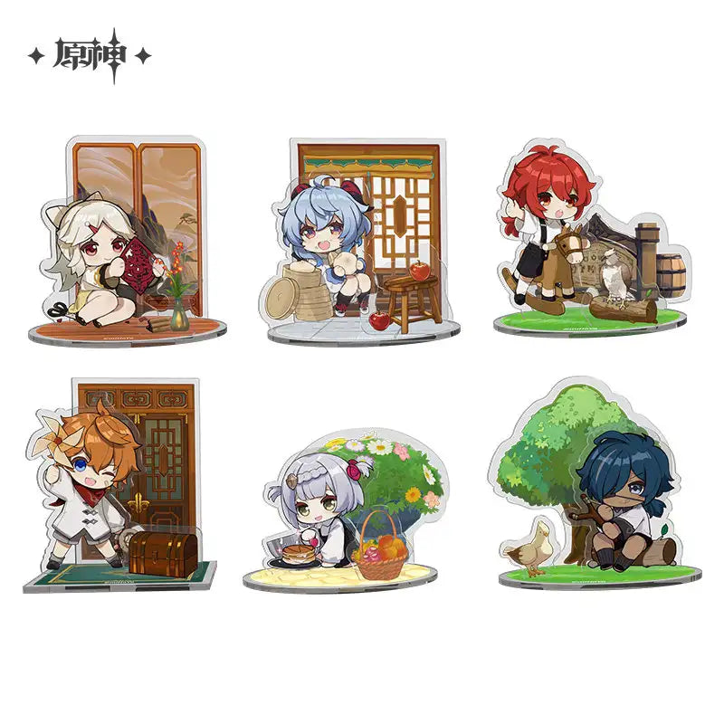 Genshin Impact Childhood Dreams Series Chibi Character Acrylic Standee