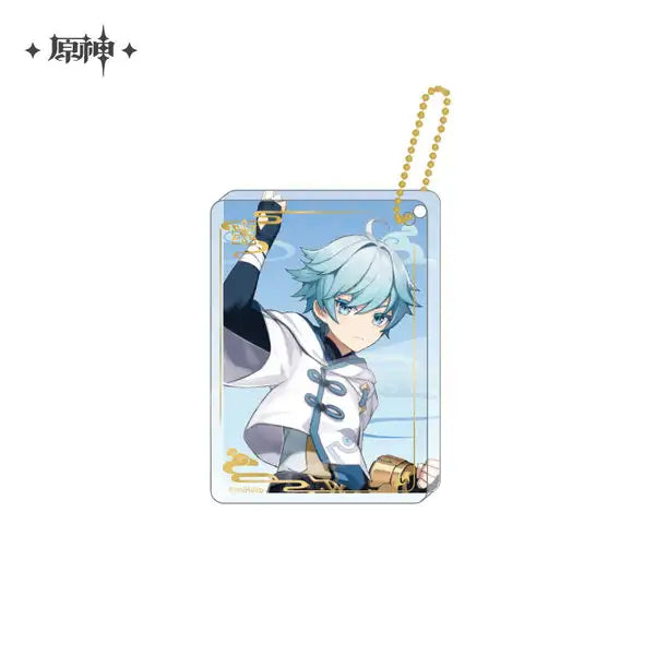 Genshin Impact Character Illustration Series: Thick Acrylic Keychain