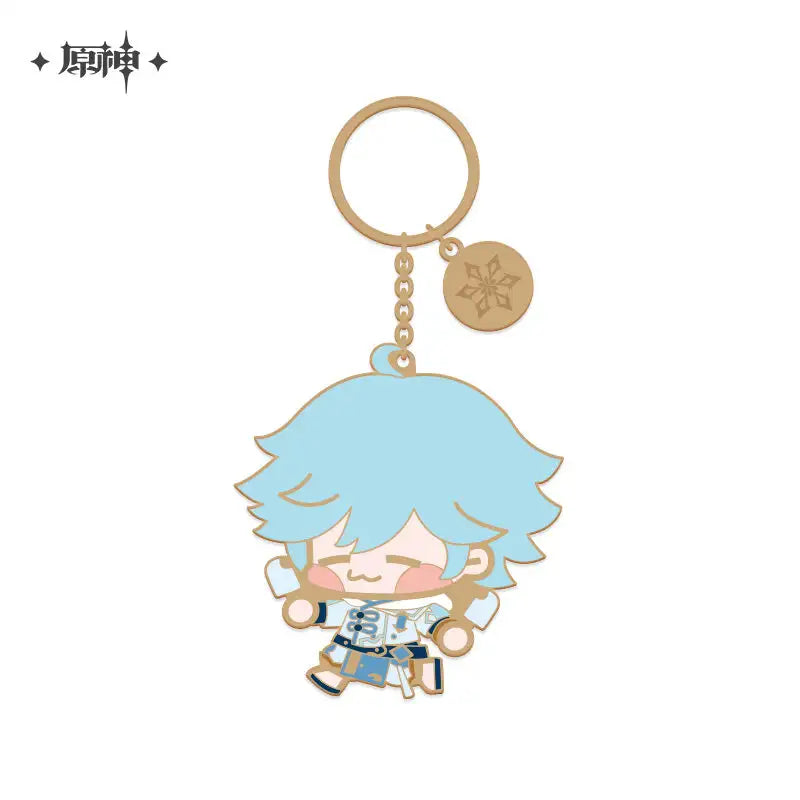 Genshin Impact Chibi Character Series Metal Keychain