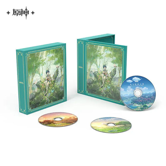 Genshin Impact City of Winds and Idylls Mondstadt Original Soundtrack CD Box Set