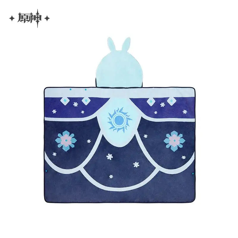 Genshin Impact Abyss Mage Series - Cryo Hooded Plush Blanket