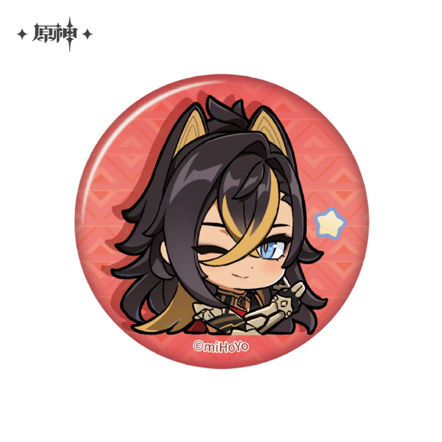 Genshin Impact Sumeru Themed Chibi Character Expression Badge