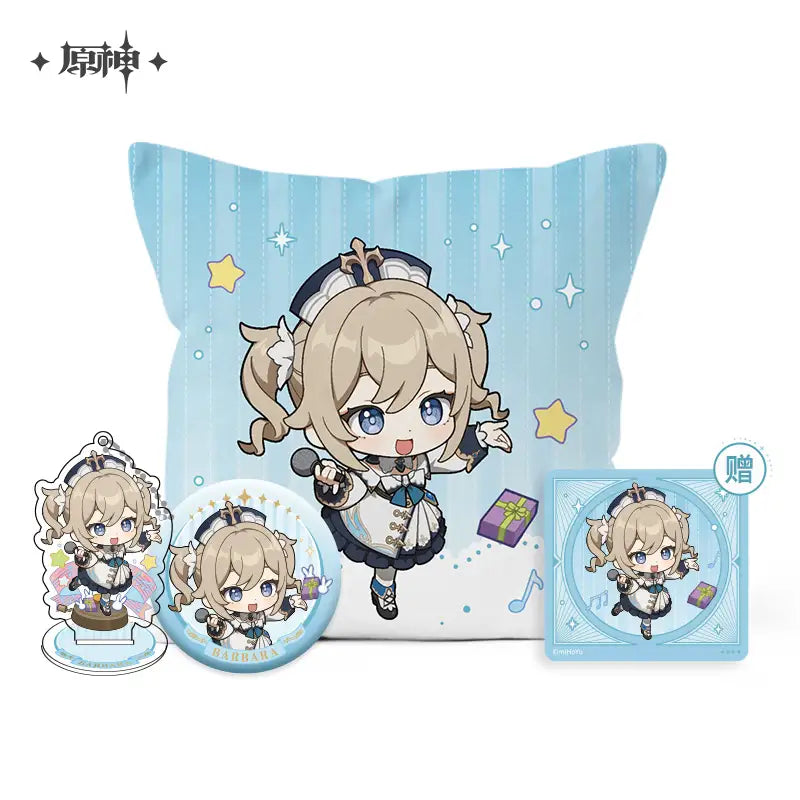 Genshin Impact Destined Courtesy Series: Cushion, Badge & Hangable Standee