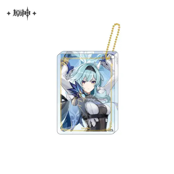 Genshin Impact Character Illustration Series: Thick Acrylic Keychain