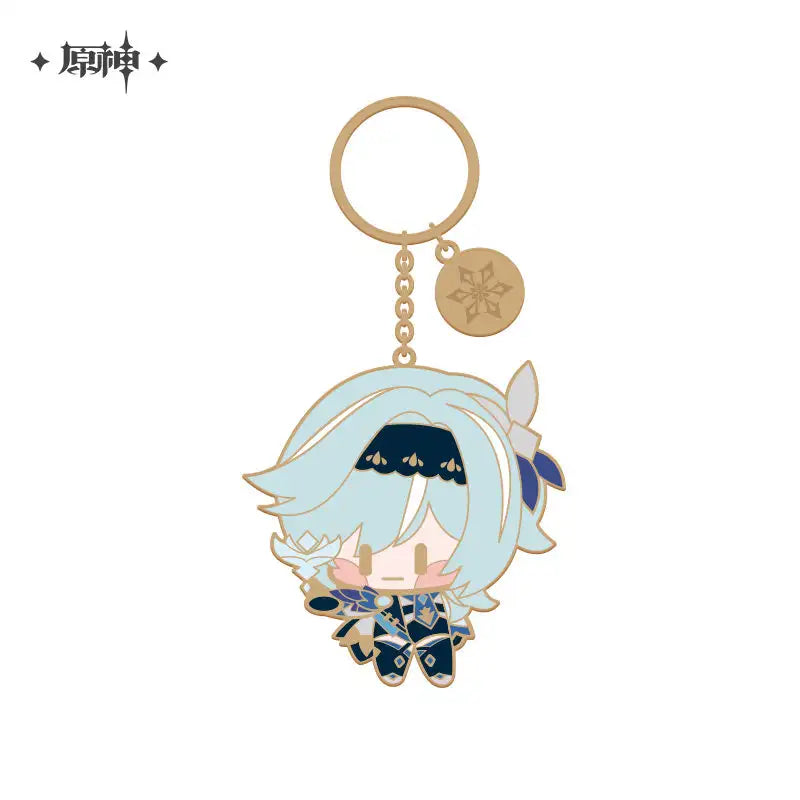 Genshin Impact Chibi Character Series Metal Keychain