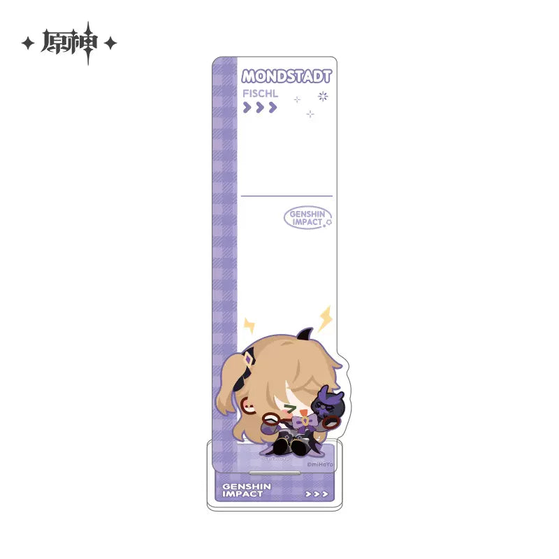 Genshin Impact Chibi Character Series Notepad Standee