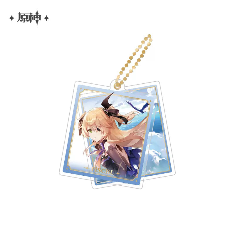 Genshin Impact Theme Character Double Layer Acrylic Keychain Vol. 2