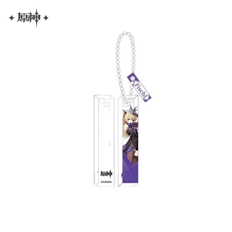 Genshin Impact Offline Store Theme Series - Thick Acrylic Long Keychain