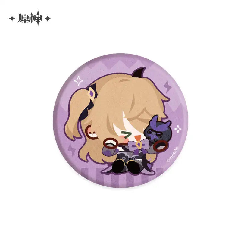 Genshin Impact Chibi Character Series Plush Badge