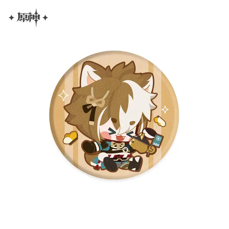 Genshin Impact Chibi Character Series Plush Badge